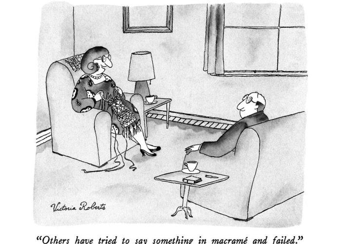 700x500 Others Have Tried To Say Something In Macrame Greeting Card - Macrame Drawing