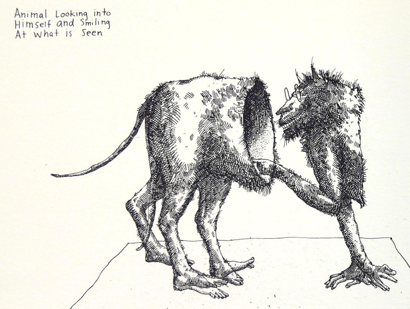 1401x1055 mad dog's i houghton library blog - Mad Dog Drawing