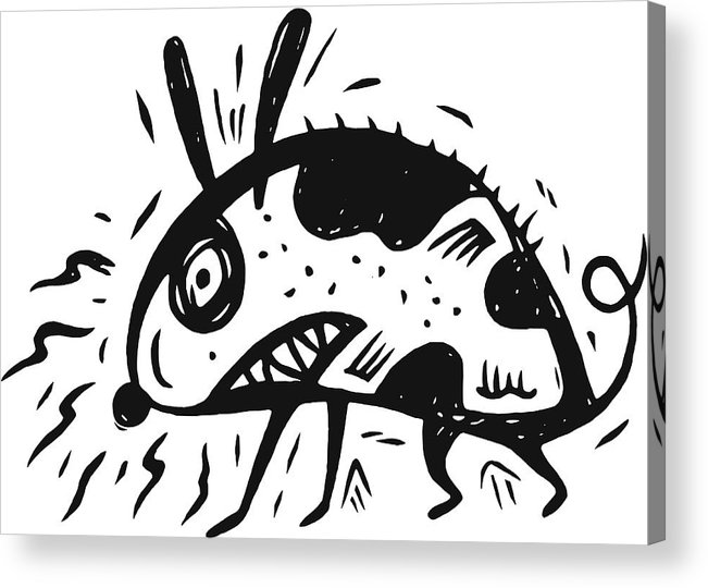 651x540 mad dog acrylic print - Mad Dog Drawing