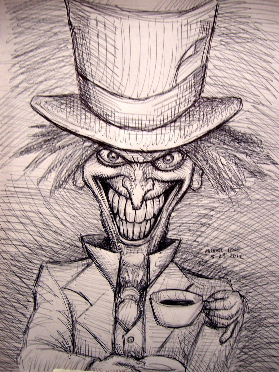 900x1200 The Mad Hatter - Mad Drawings