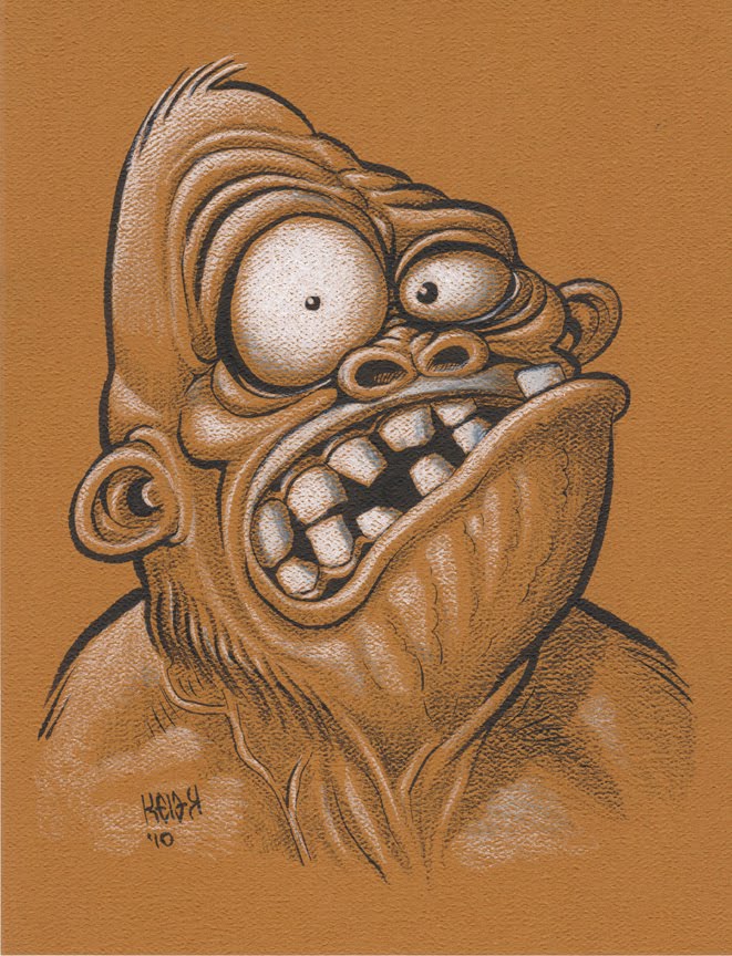 661x864 Kw Monsters Blog Of Evil Mad Monkey Pencil Drawing - Mad Drawings