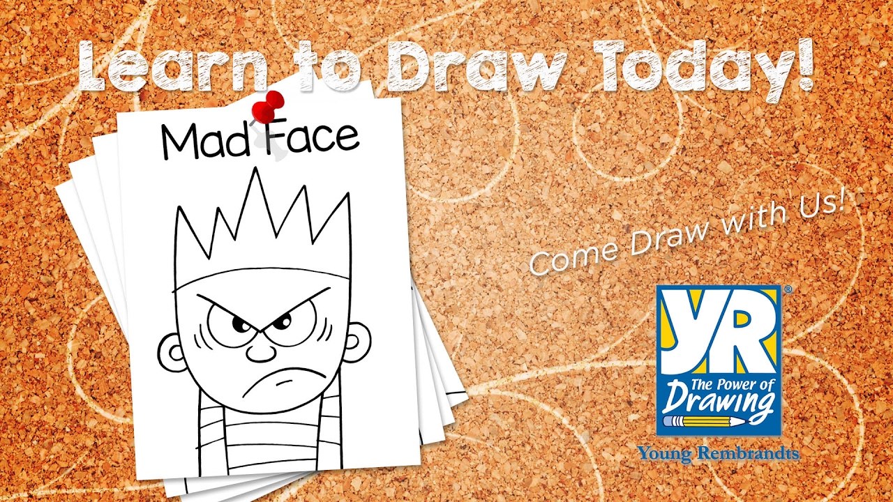 1280x720 Teaching Kids How To Draw How To Draw A Mad Face - Mad Face Drawing
