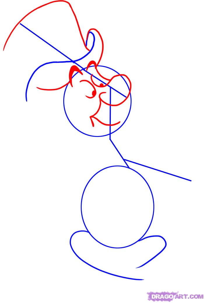 703x1038 how to draw mad hatter, step - Mad Hatter Cartoon Drawing