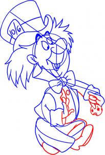 205x302 how to draw how to draw mad hatter from alice in wonderland - Mad Hatter Cartoon Drawing