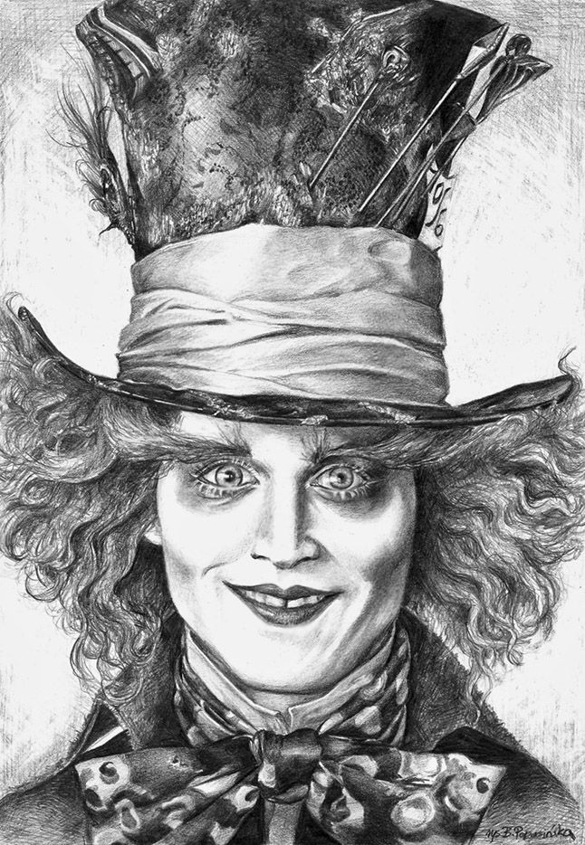 646x934 mad hatter sketches the mad hatter - Mad Hatter Drawing