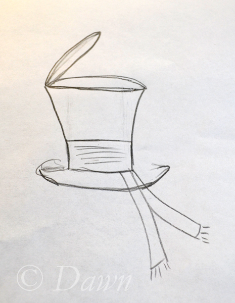 465x600 Huge Collection Of 'mad Hatter Hat Drawing' Download More Than - Mad Hatter Hat Drawing