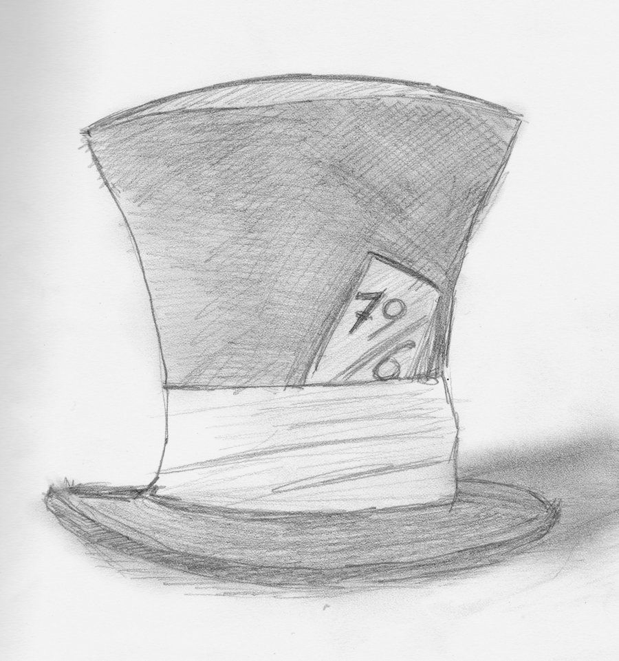 900x961 Love It Don't Know Where Yet Though Tattoos Piercings Mad - Mad Hatter Hat Drawing