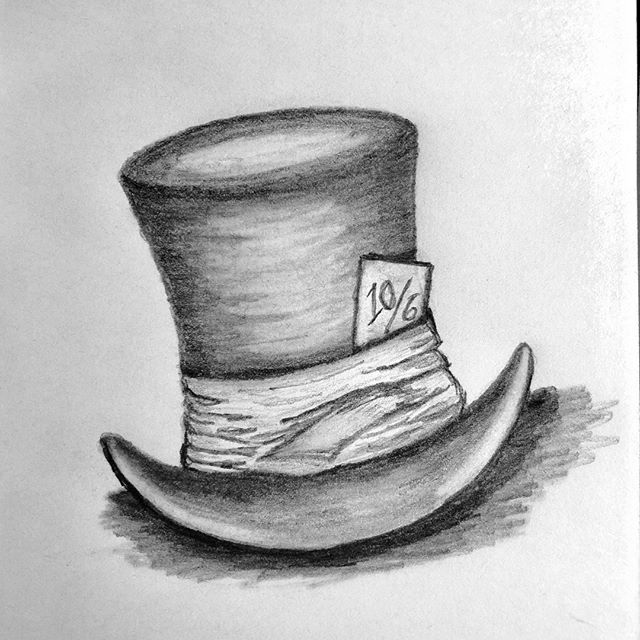 Mad Hatter Hat Drawing at Explore collection of