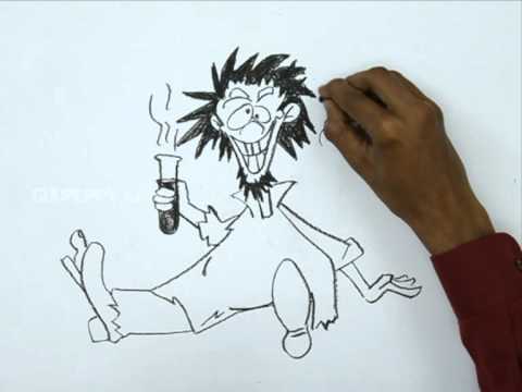480x360 how to draw a mad scientist - Mad Scientist Drawing