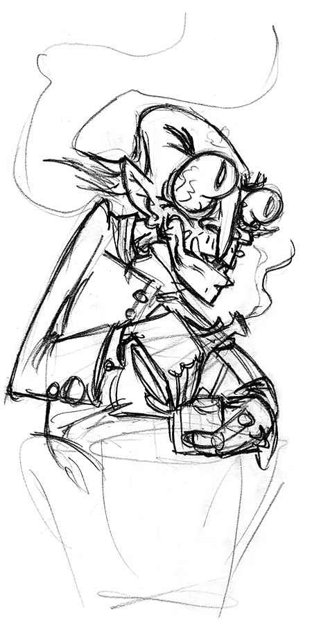 450x923 the mad scientist theme photo and artwork the drawing club - Mad Scientist Drawing