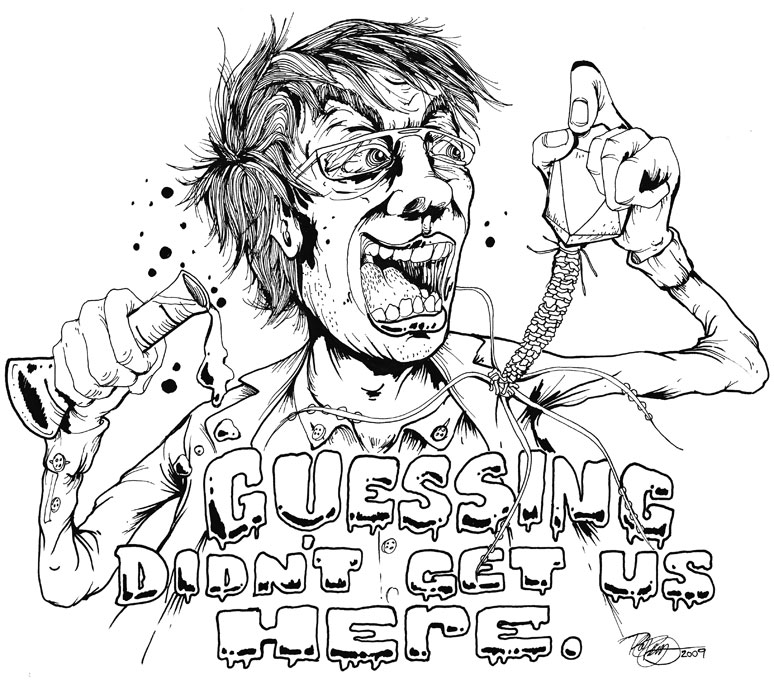 774x680 Win A Free Server For Life In The Name Of Science - Mad Scientist Drawing