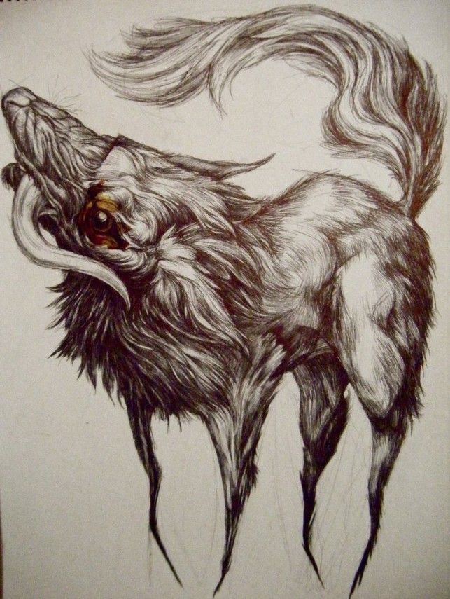 Mad Wolf Drawing at PaintingValley.com | Explore collection of Mad Wolf ...