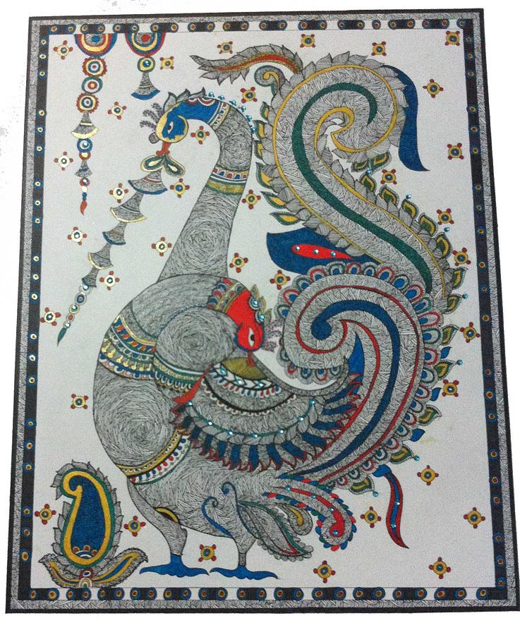 737x900 Madhubani - Madhubani Drawing