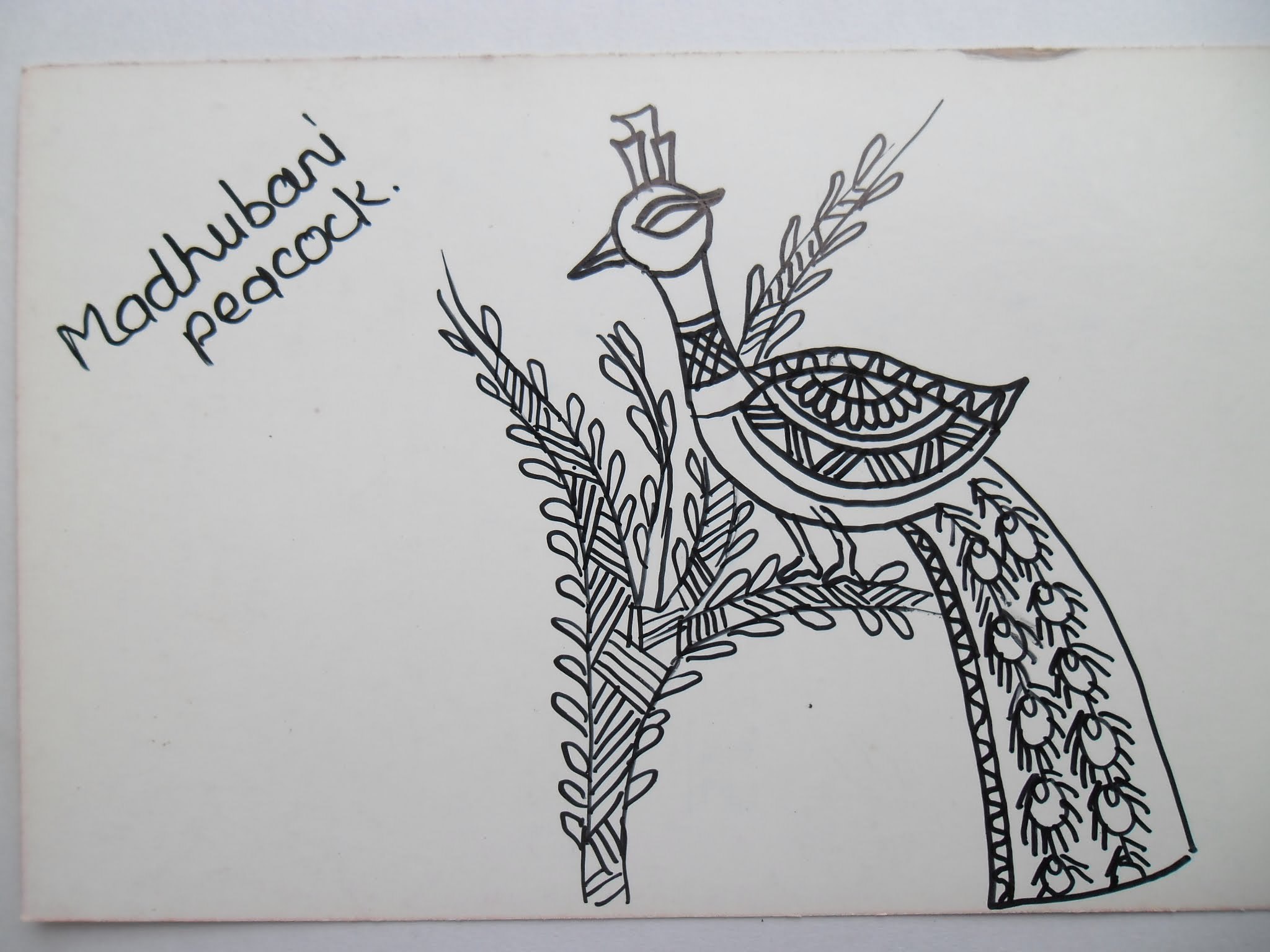 2048x1536 Madhubani Art Simple Drawing - Madhubani Drawing