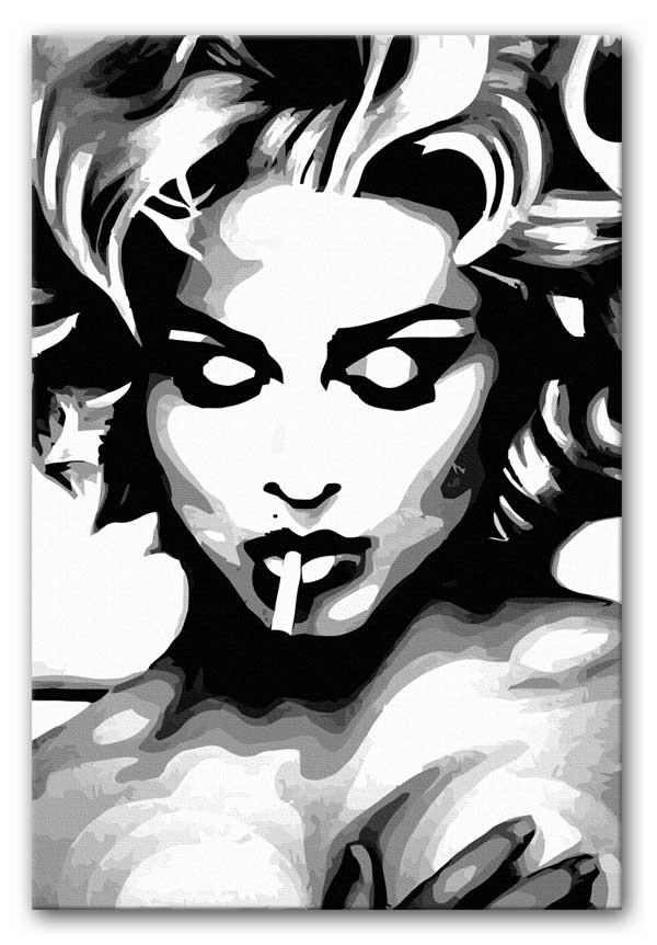 600x862 madonna drawing high quality drawing skill - Madonna Drawing