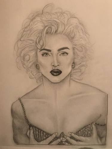 375x500 madonna drawing - Madonna Drawing