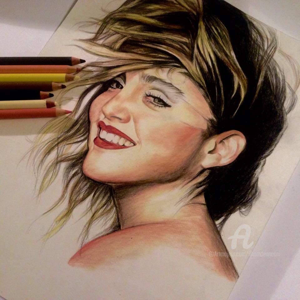 960x960 madonna drawing - Madonna Drawing