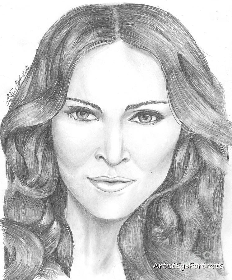746x900 madonna drawing - Madonna Drawing