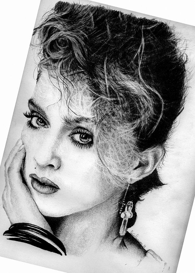 644x900 madonna drawing - Madonna Drawing