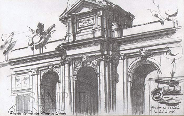 700x444 pencil drawing in madrid, spain - Madrid Drawing