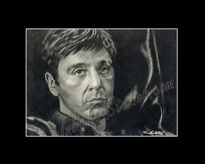 300x240 al pacino scarface,mafia drawing from artist art image picture ebay - Mafia Drawing