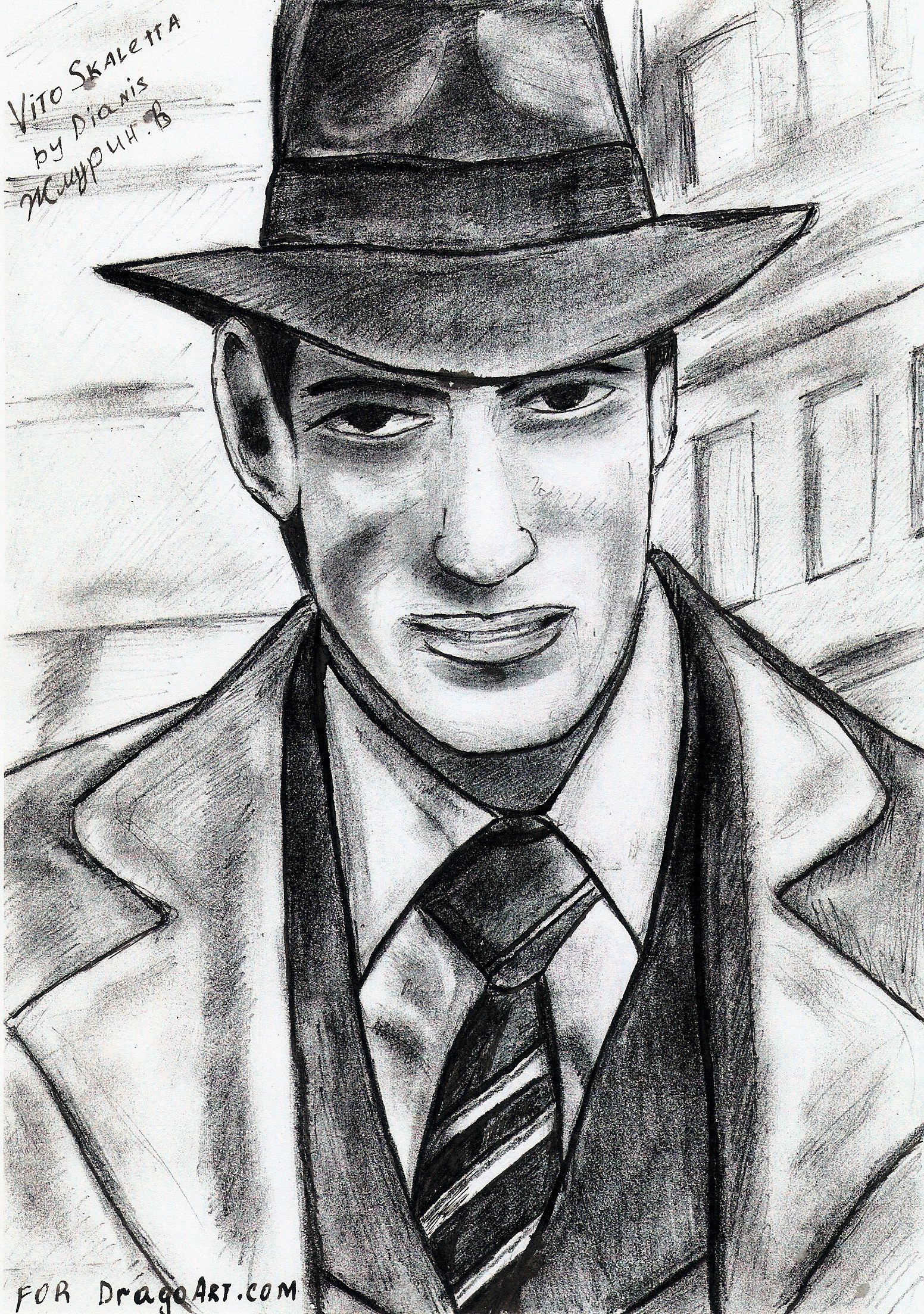 1552x2206 Mafia Drawings Vito Skaletta From Mafia The Game Drawing - Mafia Drawing