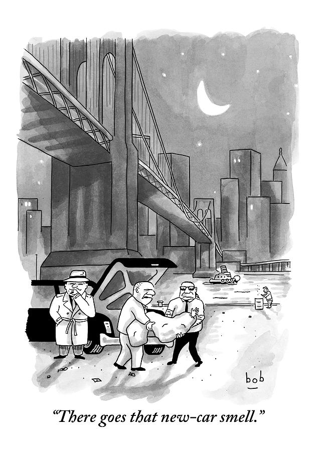 628x900 A Couple Of Mafia Employees Take A Bodybag Drawing - Mafia Drawing