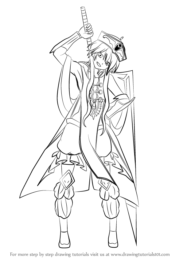 596x843 learn how to draw ren kouha from magi - Magi Drawing