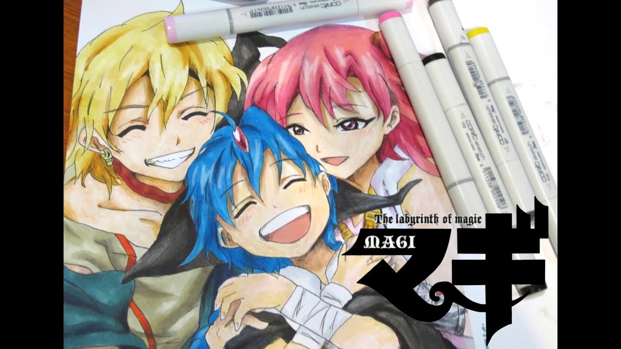 1280x720 drawing aladdin, alibaba mor - Magi Drawing