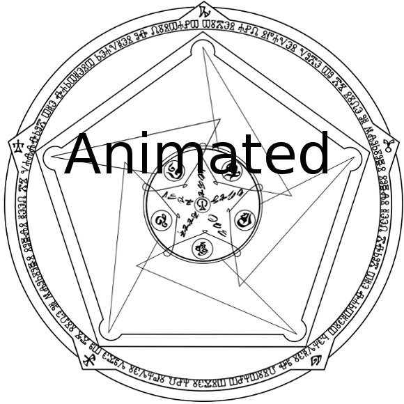 580x580 Drawing Circles Witch For Free Download - Magic Circle Drawing