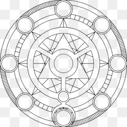 260x260 Magic Circle Png - Magic Circle Drawing