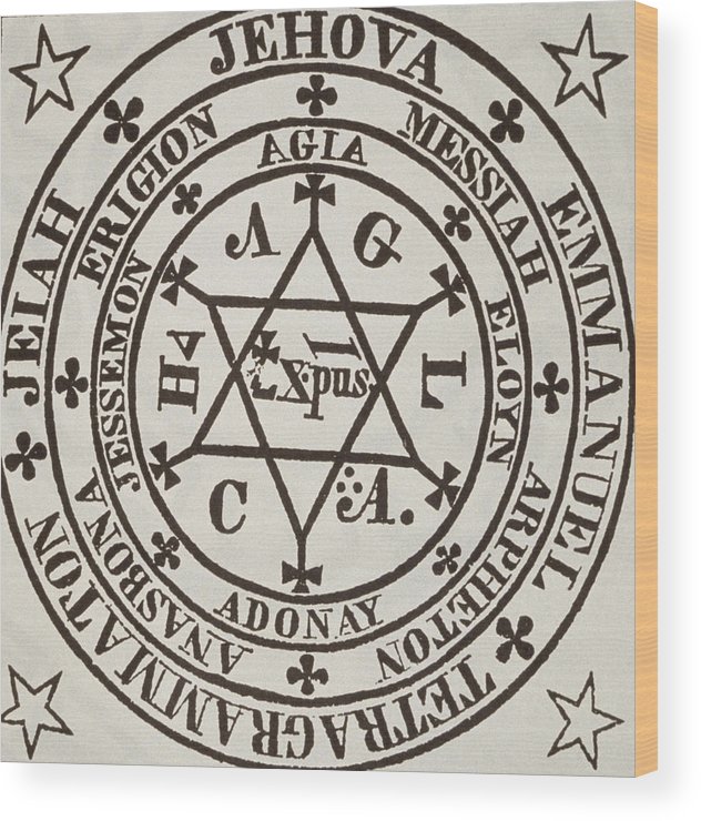 632x740 The Great Magic Circle Of Agrippa For The Evocation Of Demons Wood - Magic Circle Drawing