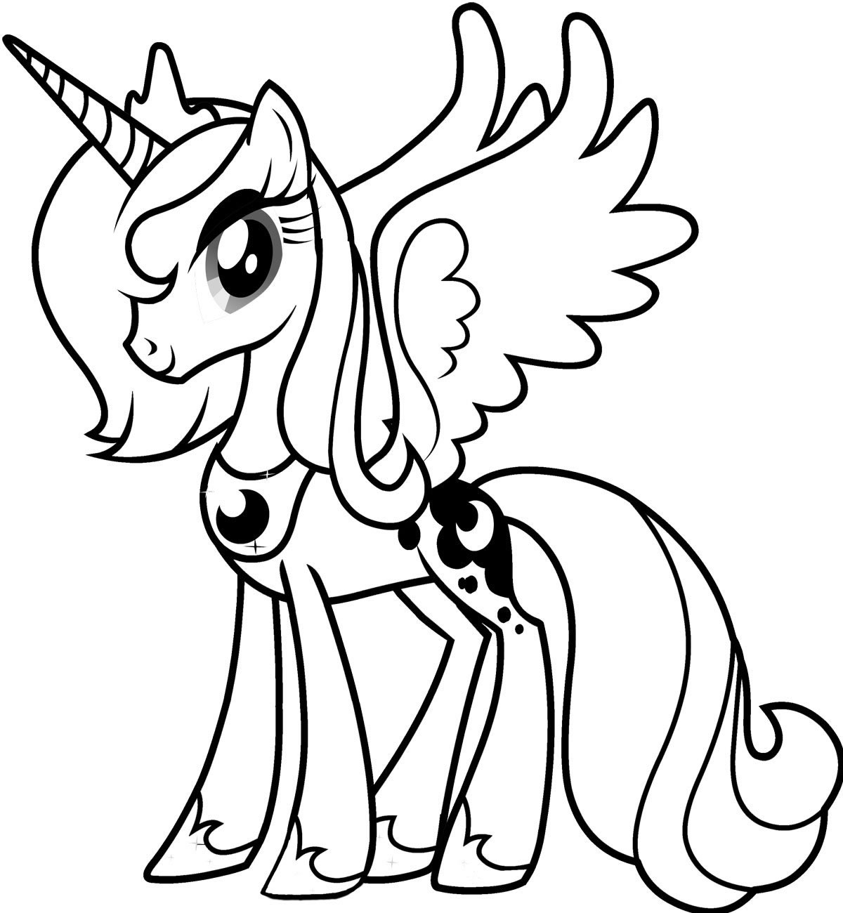 1200x1300 Coloring Pages My Little Ponyring Games Astonishing Friendship - Magic Drawing Games