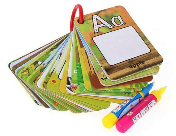 600x462 Water Painting Graffiti Book Card Letters Chidren Early - Magic Drawing Games