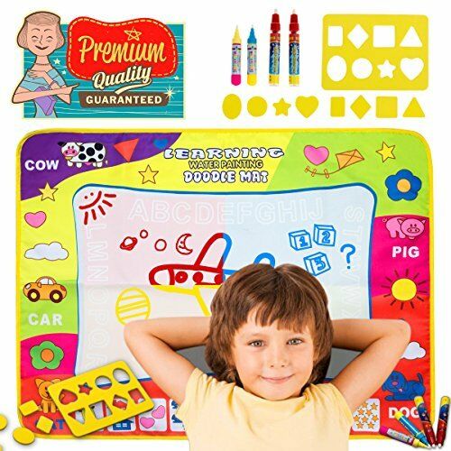 500x500 Doodle Mat Magic Mats Water Drawing Pad Toddler Toys Kid Gifts - Magic Drawing Pad