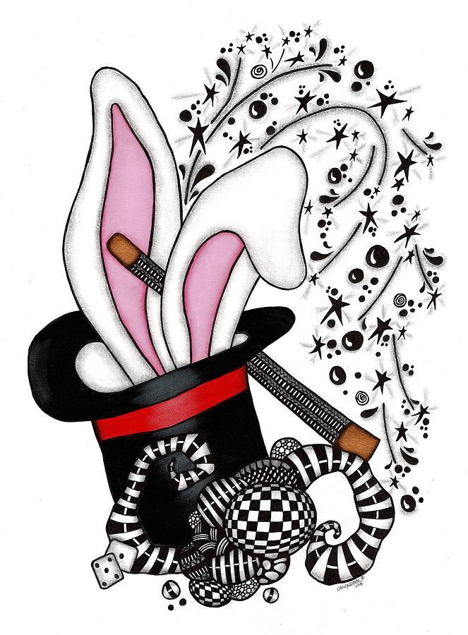 663x900 magic hat drawing - Magic Hat Drawing