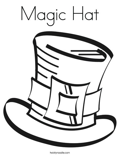 468x605 wizard fantasy coloring pages book magic hat sheet - Magic Hat Drawing