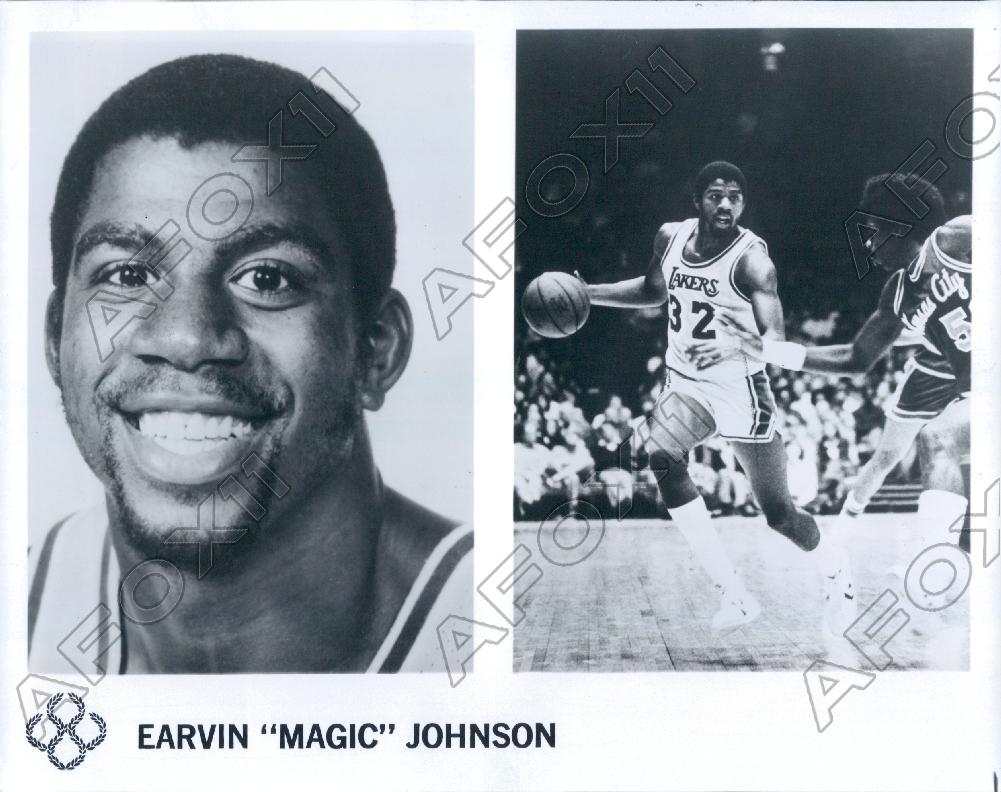 1001x792 Los Angeles Lakers Basketball Point Guard Earvin Magic Johnson - Magic Johnson Drawing