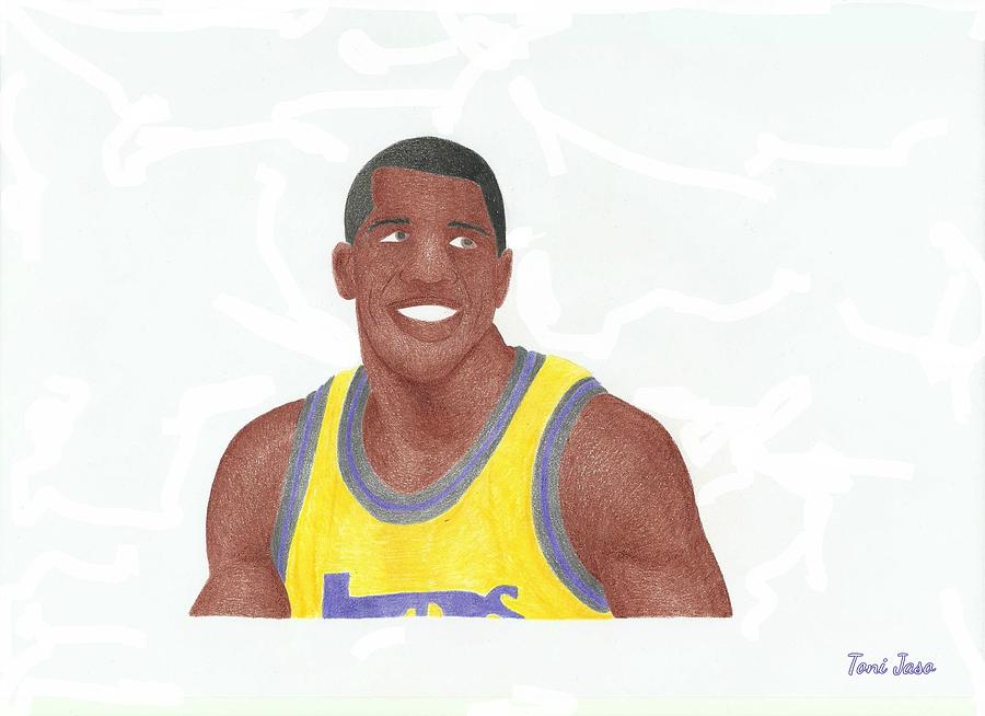 900x654 Magic Johnson Drawing - Magic Johnson Drawing