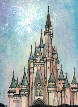 250x343 magic kingdom castle - Magic Kingdom Castle Drawing