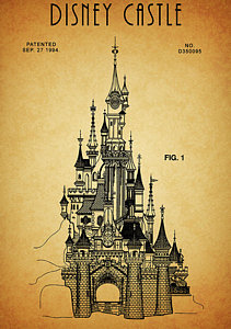 211x300 Magic Kingdom Drawings Fine Art America - Magic Kingdom Castle Drawing