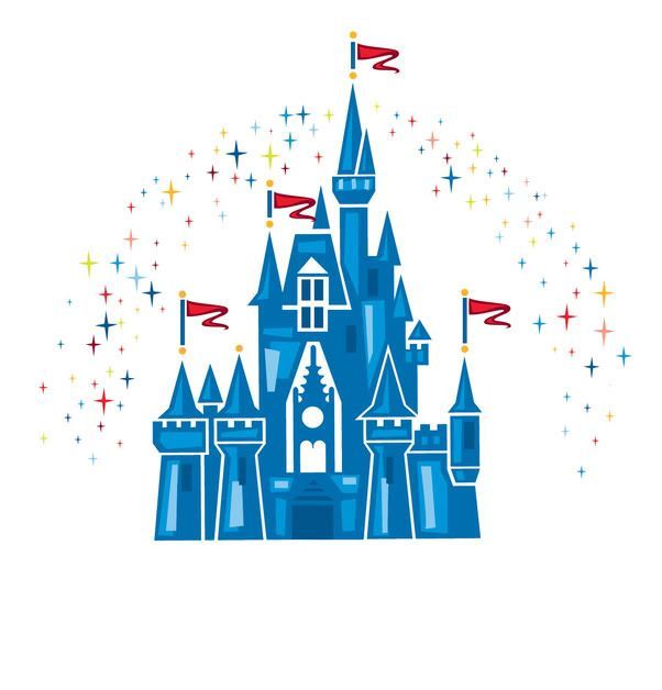 602x628 Free Printable Picture Of Magic Kingdom - Magic Kingdom Castle Drawing