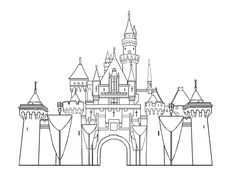 236x182 Disney Castle Coloring Pages Lovely Disneyland Drawing - Magic Kingdom Castle Drawing