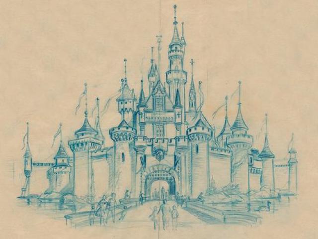 640x480 Drawn Princess Magic Kingdom - Magic Kingdom Drawing