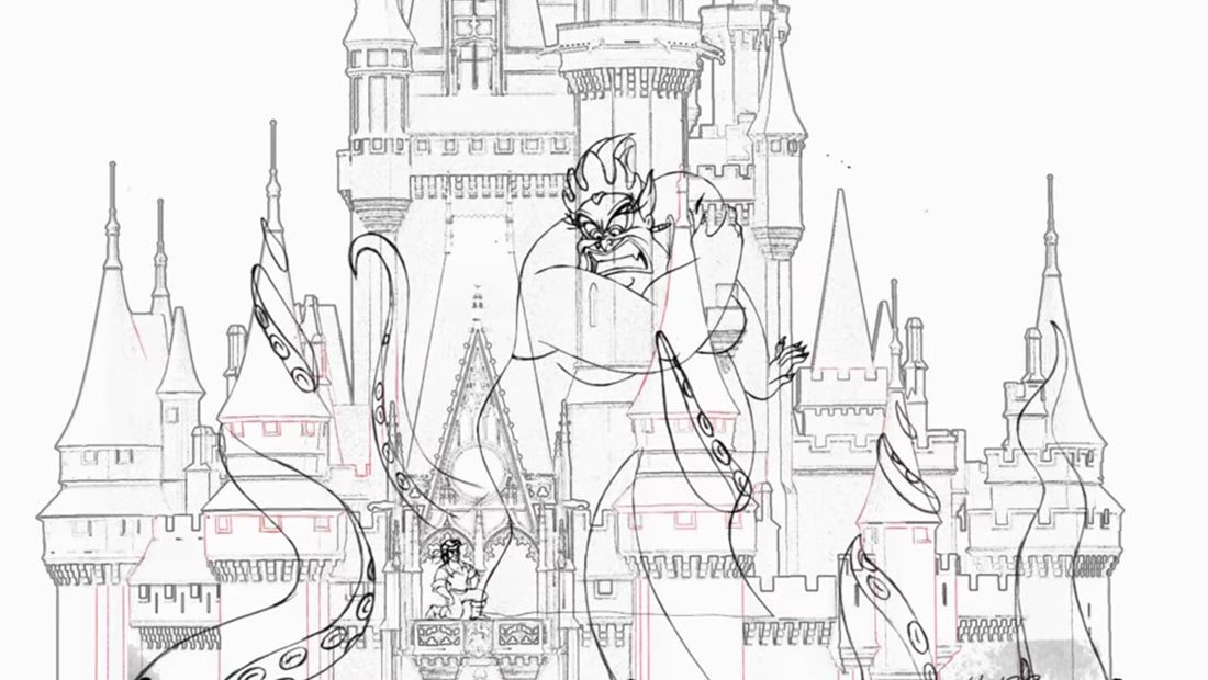 1100x620 the few animators left at disney are working on projection - Magic Kingdom Drawing