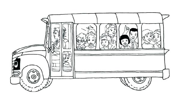 Magic School Bus Drawing at PaintingValley.com | Explore collection of ...