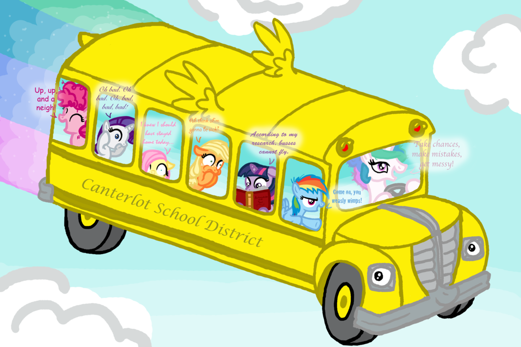 1024x683 The Magic School Bus Poster - Magic School Bus Drawing