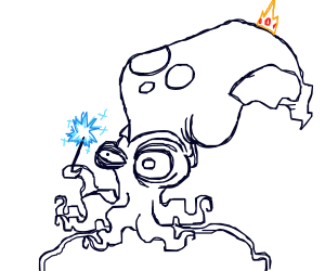 300x250 king squid with magic wand drawing - Magic Wand Drawing