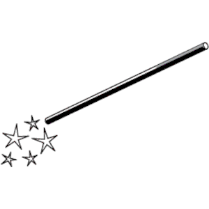 300x300 magic wand clip art free bulletin boards doors school church - Magic Wand Drawing