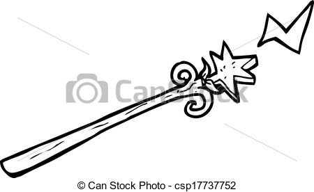 450x276 cartoon magic wand - Magic Wand Drawing